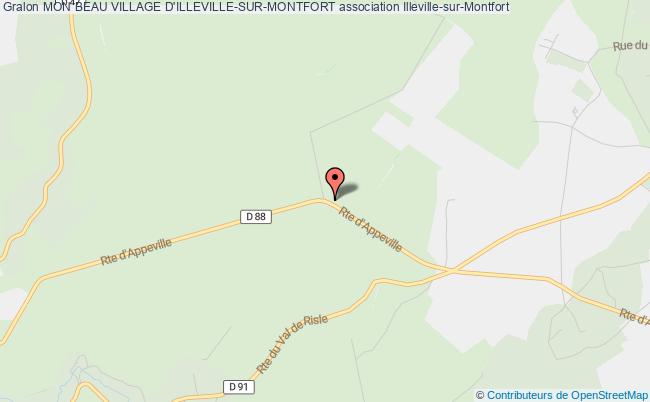 plan association Mon Beau Village D'illeville-sur-montfort Illeville-sur-Montfort