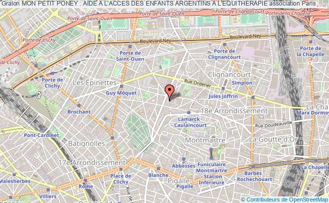 plan association Mon Petit Poney : Aide A L'acces Des Enfants Argentins A L'equitherapie Paris