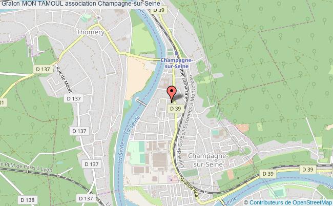 plan association Mon Tamoul Champagne-sur-Seine