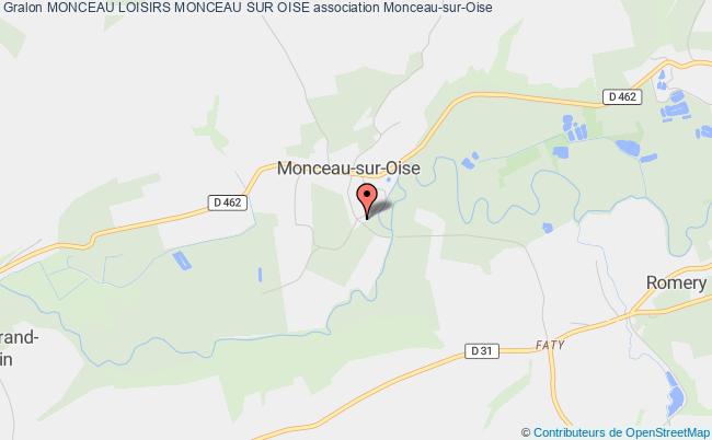 plan association Monceau Loisirs Monceau Sur Oise Monceau-sur-Oise