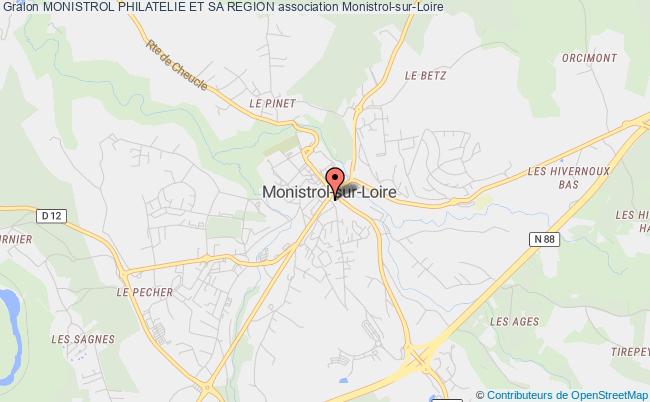 plan association Monistrol Philatelie Et Sa Region Monistrol-sur-Loire