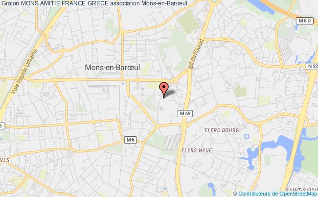 plan association Mons Amitie France Grece Mons-en-Baroeul