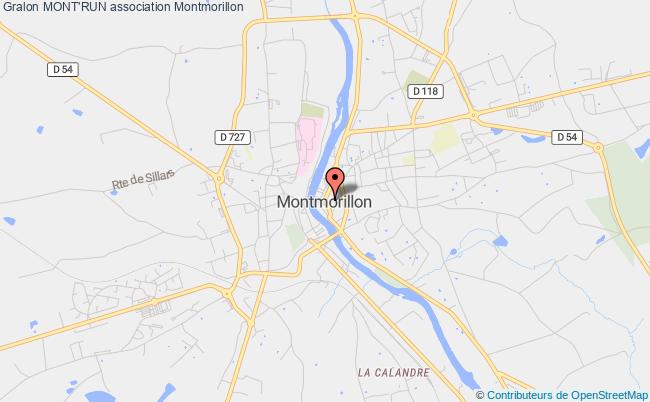 plan association Mont'run MONTMORILLON