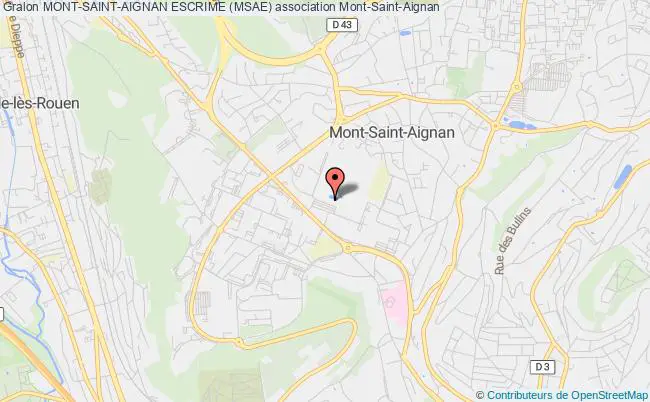 plan association Mont-saint-aignan Escrime (msae) Mont-Saint-Aignan