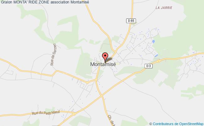 plan association Monta' Ride Zone Montamisé