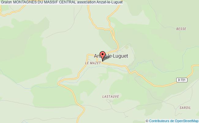 plan association Montagnes Du Massif Central Anzat-le-Luguet