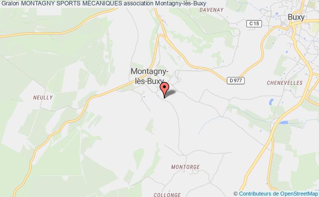 plan association Montagny Sports MÉcaniques Montagny-lès-Buxy