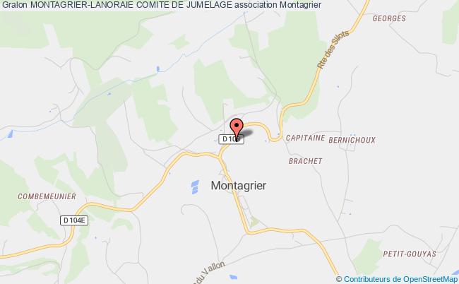 plan association Montagrier-lanoraie Comite De Jumelage Montagrier