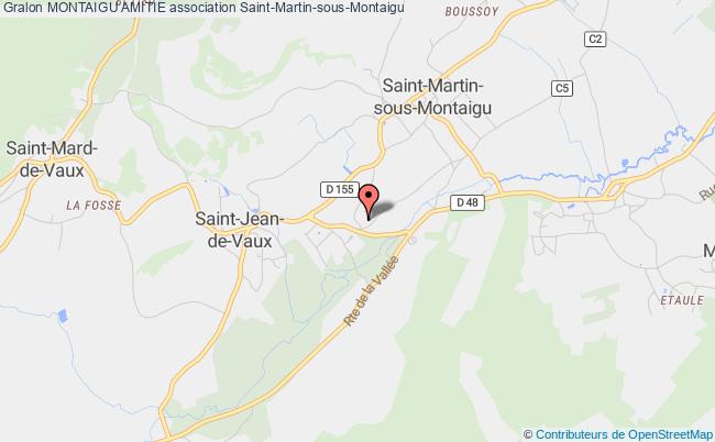plan association Montaigu Amitie Saint-Martin-sous-Montaigu