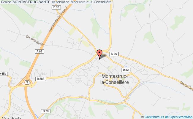 plan association Montastruc SantÉ Montastruc-la-Conseillère