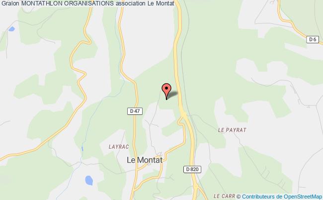 plan association Montathlon Organisations Le Montat