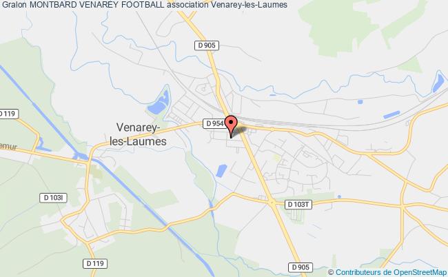 plan association Montbard Venarey Football Venarey-les-Laumes