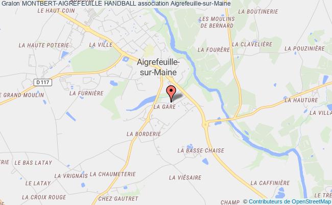 plan association Montbert-aigrefeuille Handball Aigrefeuille-sur-Maine