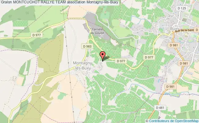plan association Montcuchot Rallye Team Montagny-lès-Buxy