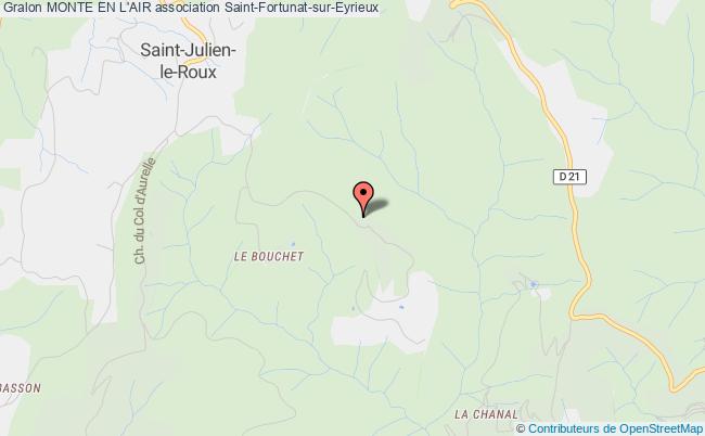 plan association Monte En L'air Saint-Fortunat-sur-Eyrieux