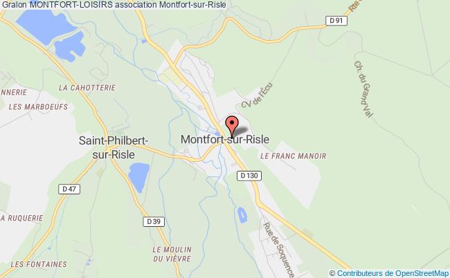 plan association Montfort-loisirs Montfort-sur-Risle