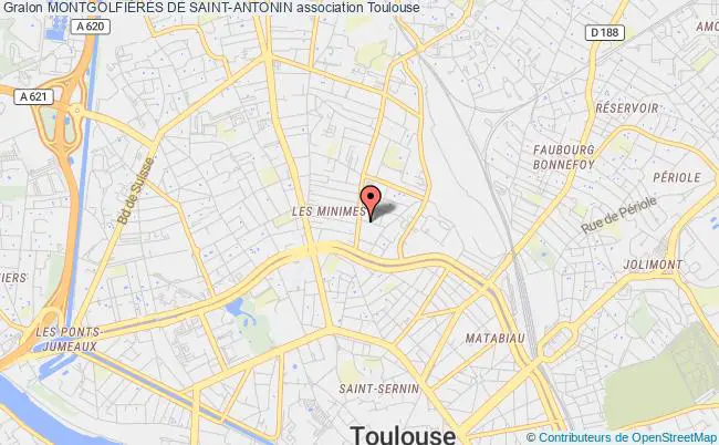 plan association MontgolfiÈres De Saint-antonin Toulouse