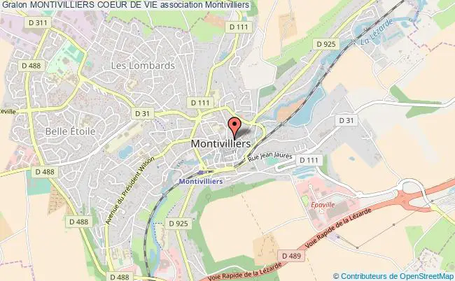 plan association Montivilliers Coeur De Vie Montivilliers