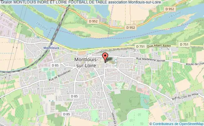 plan association Montlouis Indre Et Loire Football De Table Montlouis-sur-Loire
