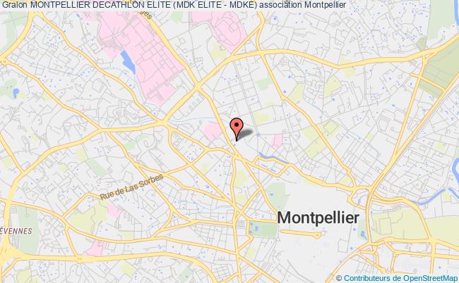 plan association Montpellier Decathlon Elite (mdk Elite - Mdke) Montpellier