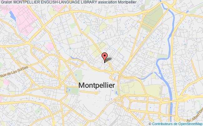 plan association Montpellier English-language Library Montpellier