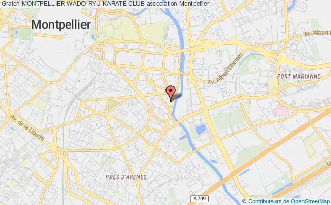 plan association Montpellier Wado-ryu Karate Club Montpellier