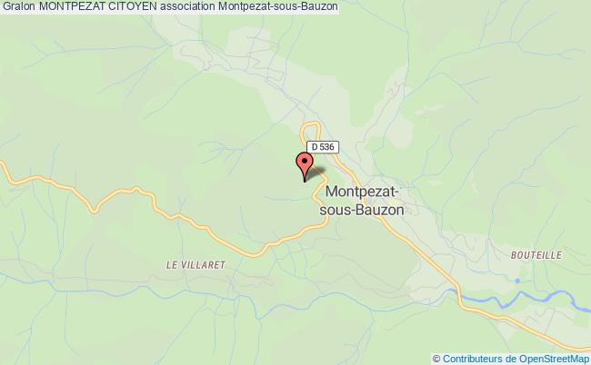 plan association Montpezat Citoyen Montpezat-sous-Bauzon