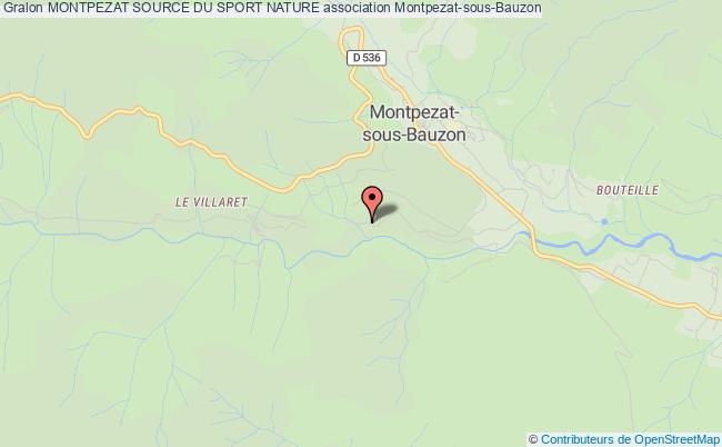 plan association Montpezat Source Du Sport Nature Montpezat-sous-Bauzon