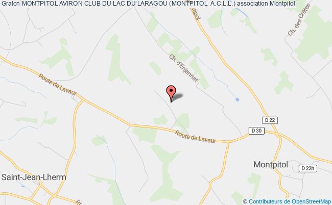 plan association Montpitol Aviron Club Du Lac Du Laragou (montpitol  A.c.l.l.) Montpitol