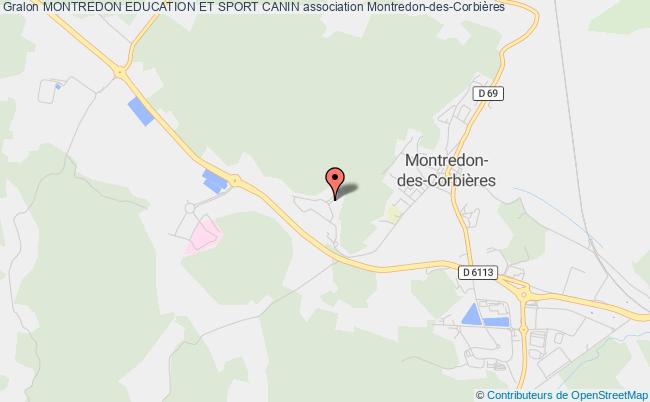 plan association Montredon Education Et Sport Canin Montredon-des-Corbières