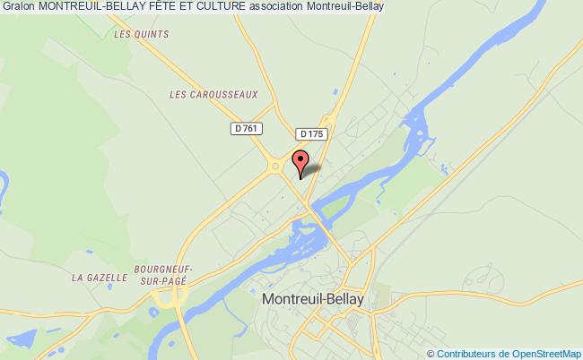 plan association Montreuil-bellay FÊte Et Culture Montreuil-Bellay