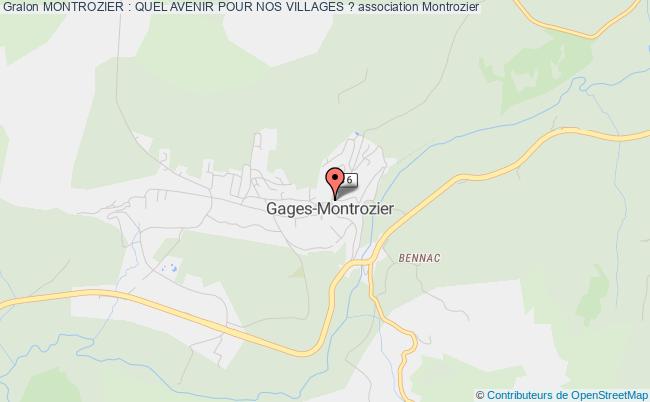 plan association Montrozier : Quel Avenir Pour Nos Villages ? Montrozier