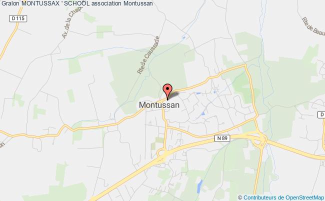 plan association Montussax ' School Montussan