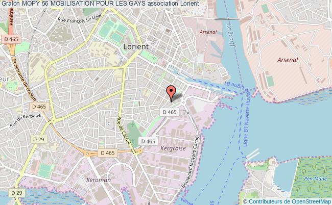 plan association Mopy 56 Mobilisation Pour Les Gays Lorient