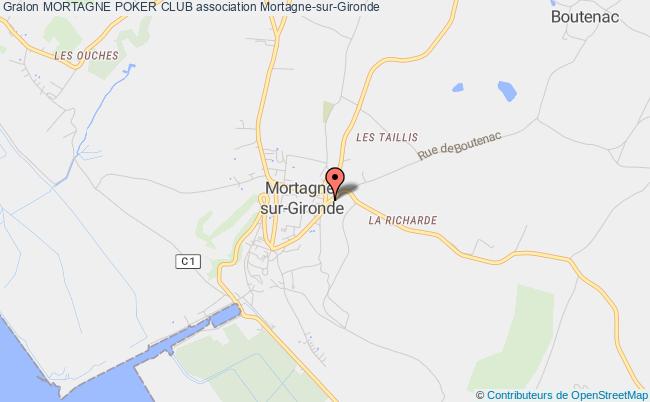 plan association Mortagne Poker Club Mortagne-sur-Gironde