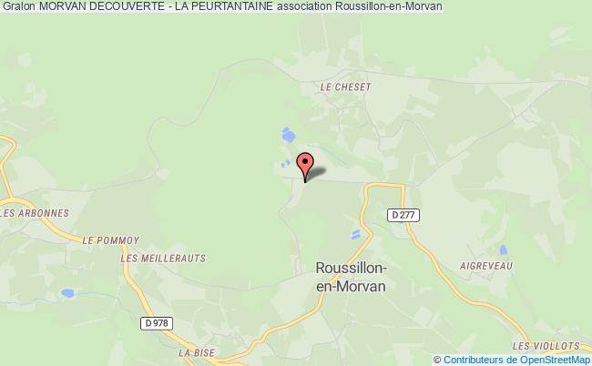 plan association Morvan Decouverte - La Peurtantaine Roussillon-en-Morvan