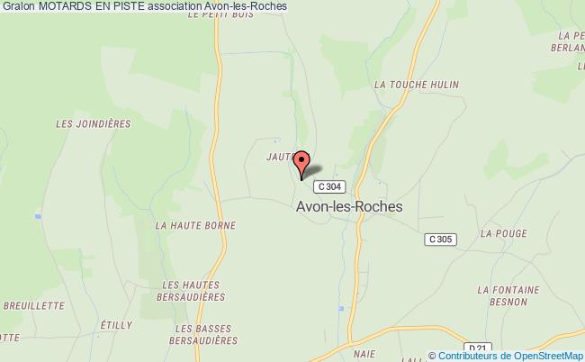 plan association Motards En Piste Avon-les-Roches