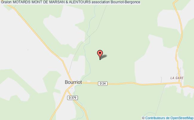plan association Motards Mont De Marsan & Alentours Bourriot-Bergonce