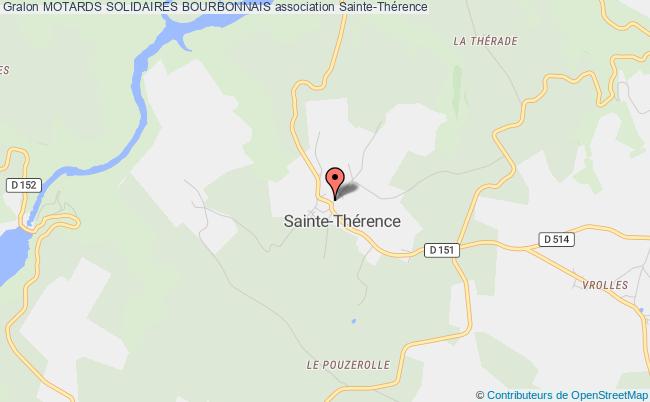 plan association Motards Solidaires Bourbonnais Sainte-Thérence