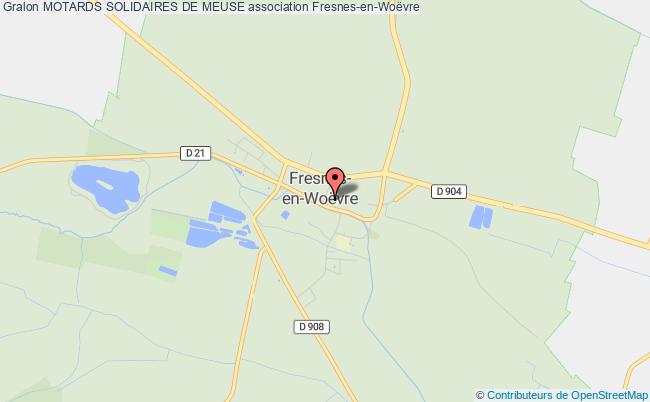 plan association Motards Solidaires De Meuse Fresnes-en-Woëvre