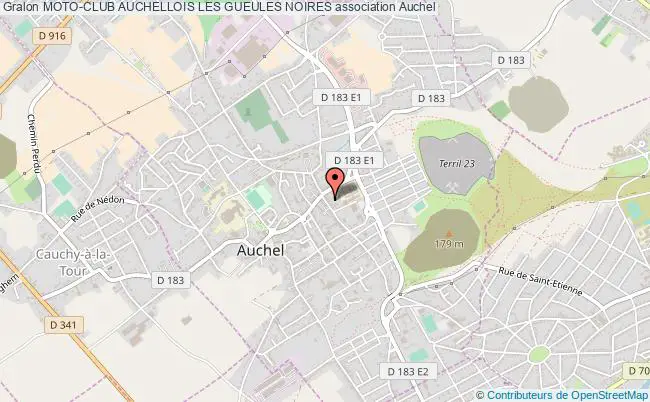 plan association Moto-club Auchellois Les Gueules Noires 
