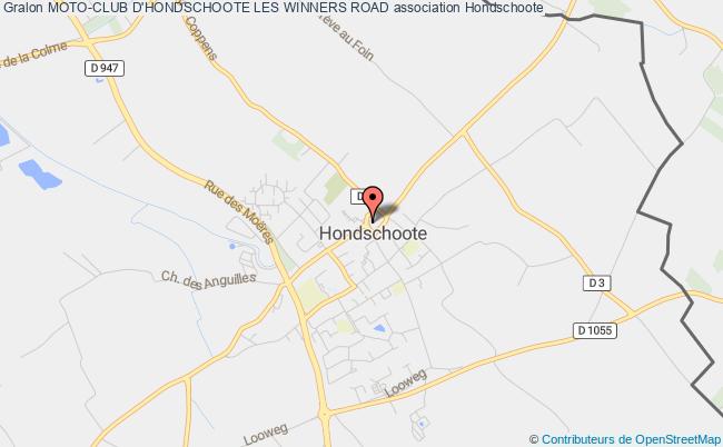 plan association Moto-club D'hondschoote Les Winners Road Hondschoote