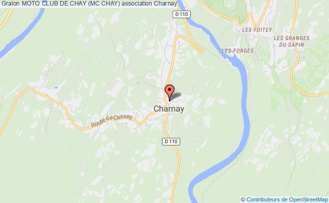 plan association Moto Club De Chay (mc Chay) Charnay