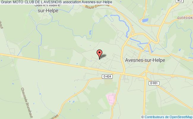 plan association Moto Club De L Avesnois Avesnes-sur-Helpe