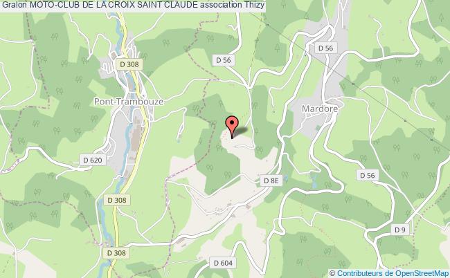 plan association Moto-club De La Croix Saint Claude Thizy-les-Bourgs