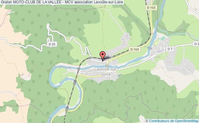 plan association Moto-club De La VallÉe - Mcv Lavoûte-sur-Loire