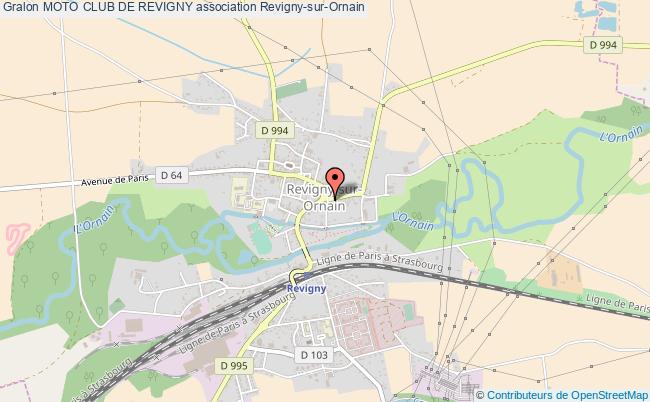 plan association Moto Club De Revigny Revigny-sur-Ornain