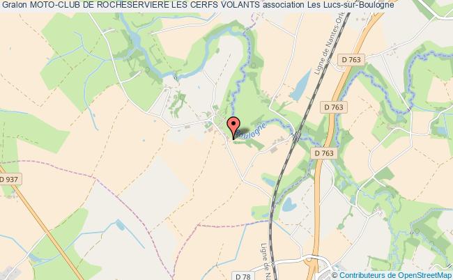 plan association Moto-club De Rocheserviere Les Cerfs Volants Les   Lucs-sur-Boulogne