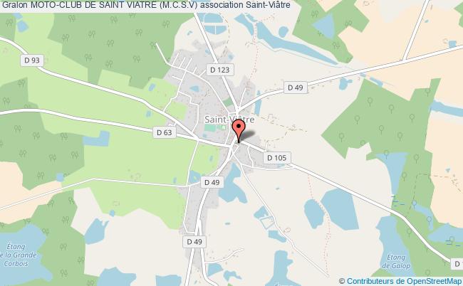 plan association Moto-club De Saint Viatre (m.c.s.v) Saint-Viâtre