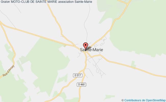 plan association Moto-club De Sainte Marie Sainte-Marie
